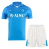 Camisola SSC Napoli Criança Equipamento Principal 2024-25 Manga Curta